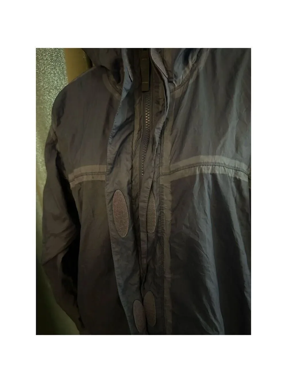 Cabela's Kids XL Blue Packable Hooded Rain Jacket Outdoor Travel